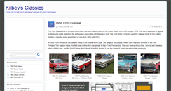 Desktop Screenshot of kilbeysclassics.com